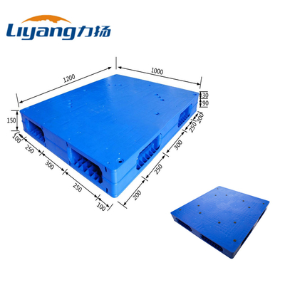 4T 6T Plastic Shipping Pallets HDPE Or PP Euro Pallet 1000x1200