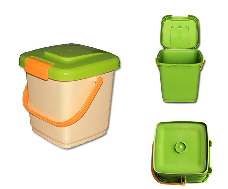 Quadrate 10L Dog Food Storage Bin 4 Kg Load Capacity Pet Food Plastic Bucket