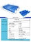 Dark Blue HDPE Reversible Plastic Pallets 1200 X 800 Grid Surface