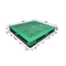 Green Recycled Molded Plastic Pallets Hdpe Injection Moulded Pallets