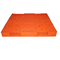 Orange Food Grade Reusable Plastic Pallets Made From Recycled Plastic