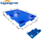 Blue Solid Deck Hdpe Plastic Pallets Made From Recycled Plastic