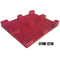 SGS Custom Plastic Pallet Virgin Anti Impact HDPE Pallets Red