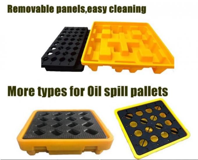 HDPE Chemical Drum Spill Containment Pallet For 55 Gallon Drum