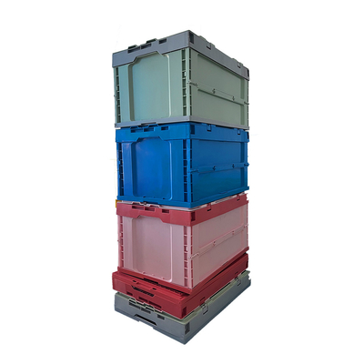 100% HDPE Plastic Folding Crate Box For Fruit And Vegetables
