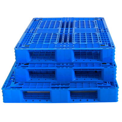 Euro Warehouse Forklift Racking HDPE Plastic Pallet 4 Way Entry Heavy Duty