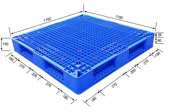 Euro Size Export Plastic Pallet HDPE Pallets For Transport