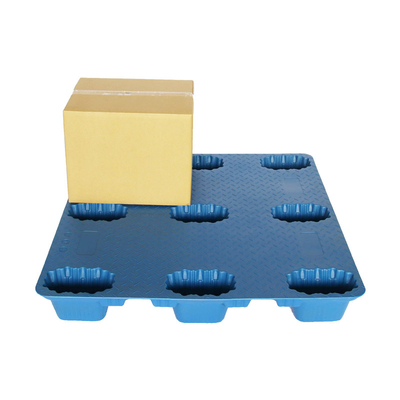 Reinforced Recycled Plastic Pallets Hygienic Euro Size 1100*1100mm