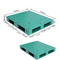 Green HDPE Flat Top Pallets Food Grade For Public Area , Hotel