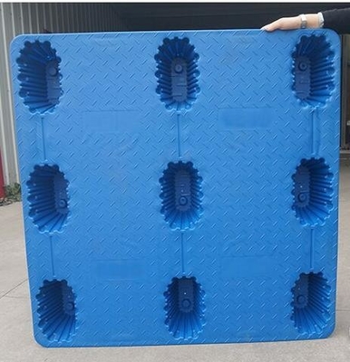 Food Grade 4 Way Nestable Plastic Pallet Waterproof For Household Hotel