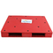 Red Warehouse Lightweight Plastic Pallets For 2300mm Width Goods