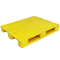 Single Faced HDPE Pallets 1500kg Dynamic Load Plastic Stacking Pallets