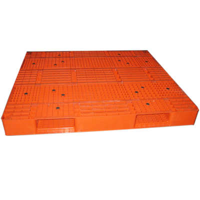 Orange Food Grade Reusable Plastic Pallets Made From Recycled Plastic