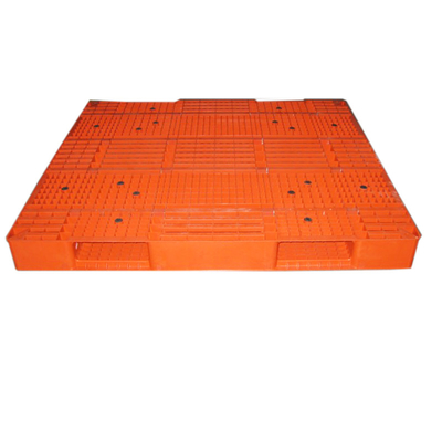 Orange Food Grade Reusable Plastic Pallets Made From Recycled Plastic