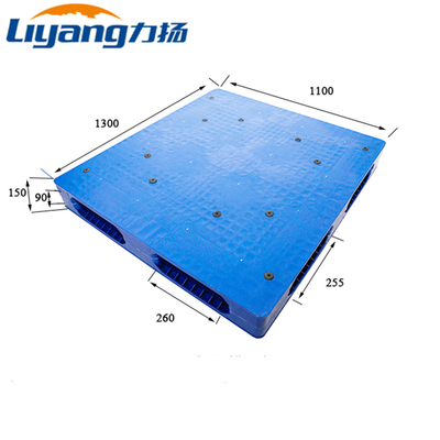 Light Duty Rackable Plastic Pallets CE HDPE Pallet 1300 X 1100