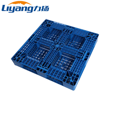 Warehouse Plastic Shipping Pallets 1100x1100mm Blue Plastic Pallet