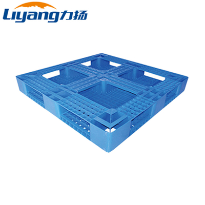 Warehouse Plastic Shipping Pallets 1100x1100mm Blue Plastic Pallet