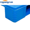 Blue Plastic EPAL Euro Pallet HDPE Pallets Four Way Single Face