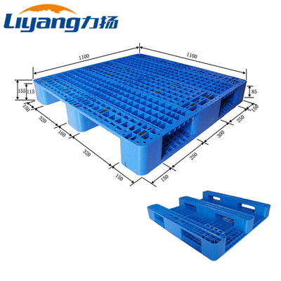 Eco Hygienic Rackable Plastic Pallet SGS Steel Reinforced Plastic Pallets