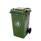 Stacked Factory Large Plastic Dustbin Pedal Mobile Garbage Bin 120l