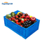 White Transport Stackable Plastic Crate Plastic Folding Storage Boxes