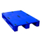 Single Faced 4 Way Entry Euro HDPE PP Plastic Pallets for Stacking Transportation