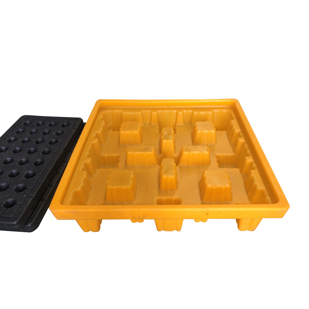 Bunding Rrays Stackable Oil Bunding Trays 4 Secondary Chemical Containment Pallet